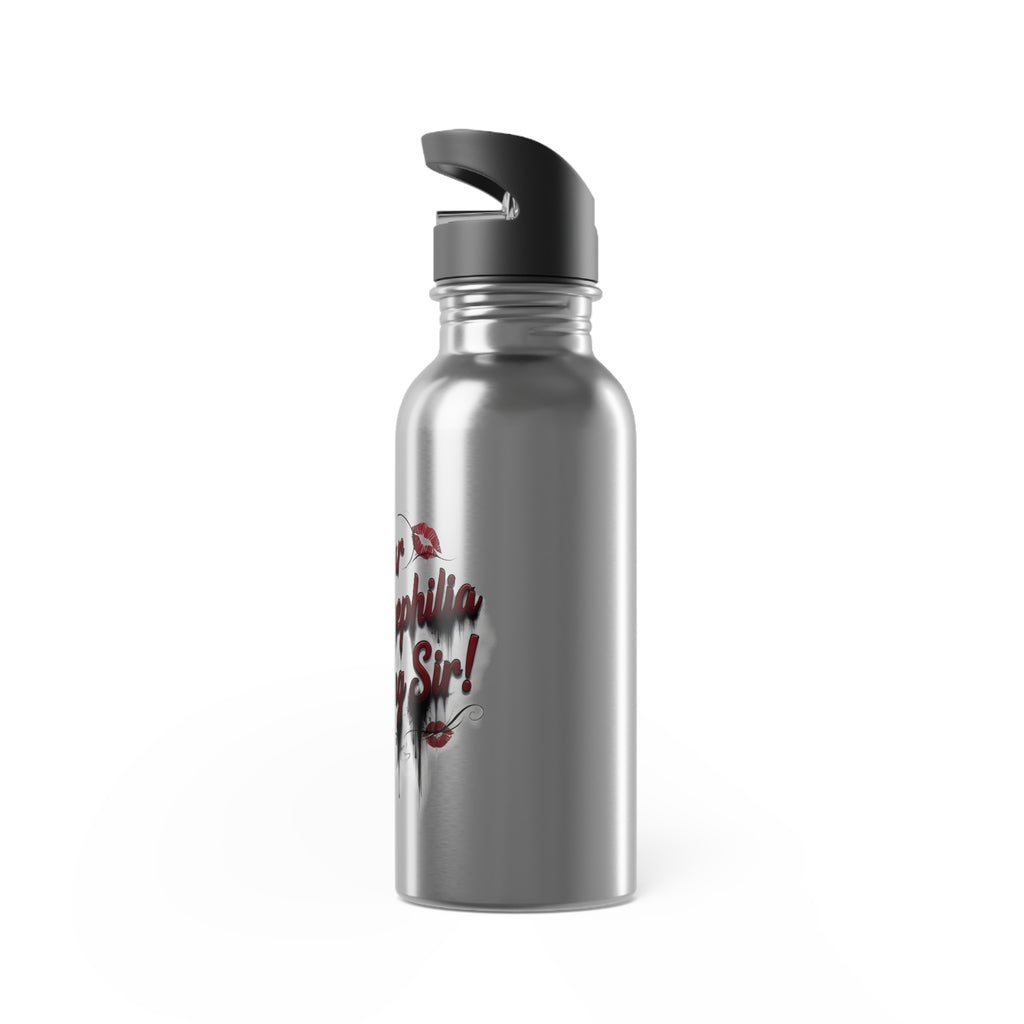 Kiss, Your Autogynephilia is Raging Sir, Customizable Graphic Stainless Steel Water Bottle (20oz)